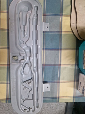 BMW E36 trunk toolbox used