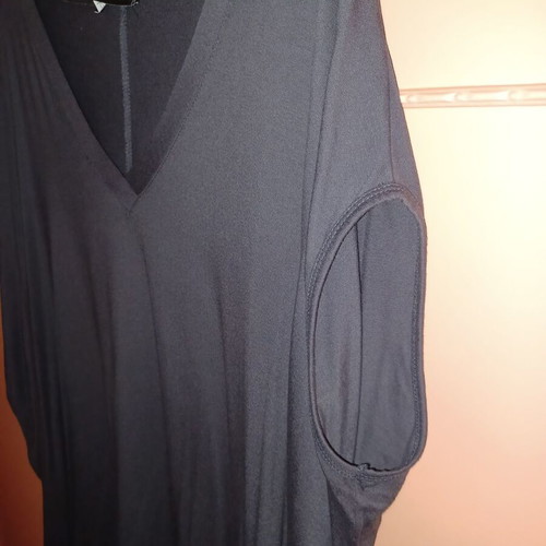 Unalome women's blouse bat style like new, plus size 50-52, gray