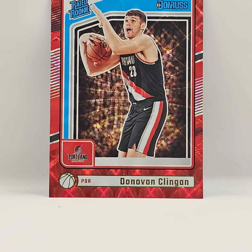 2024-25 Panini Donruss International Rated Rookie Donovan Clingan card like new