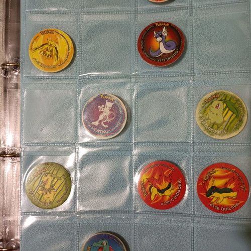 Pokémon tags used, pack of 182 single pieces