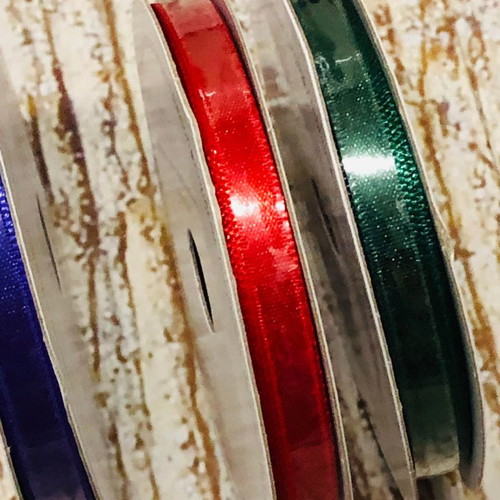 Gift wrapping ribbons pack 3 pcs new, nylon