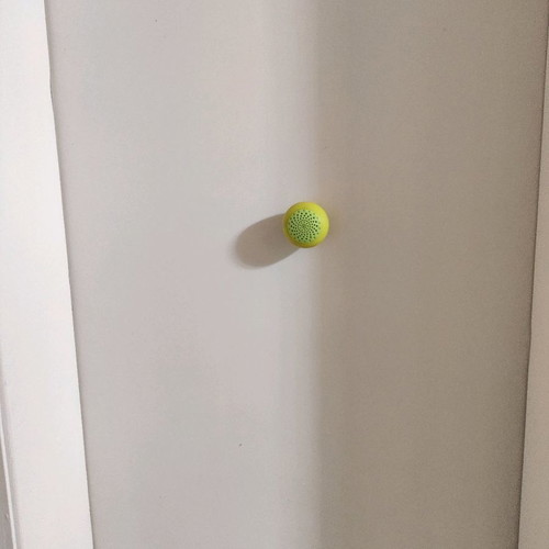 Portable Bluetooth speaker with suction cup used
