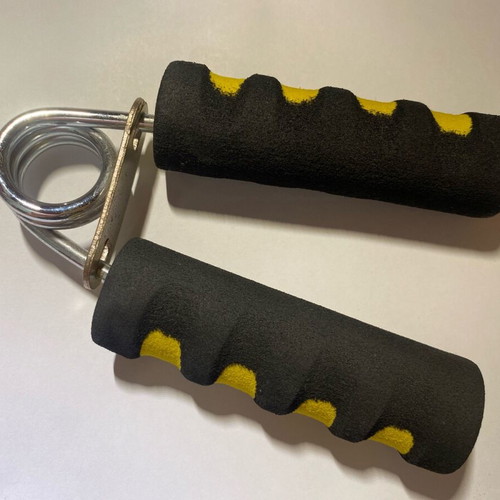 Fitness hand gripper like new, yellow and black