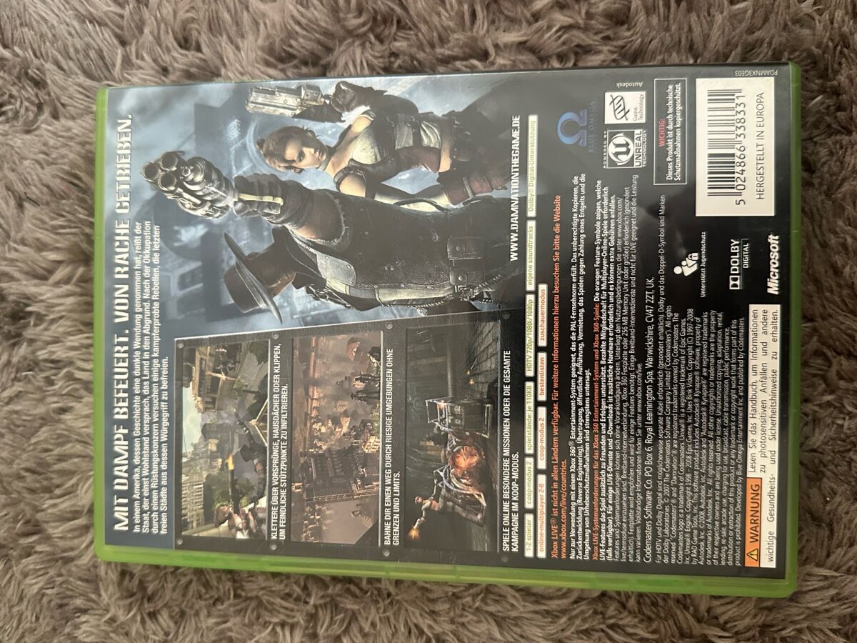 Damnation Xbox 360 like new, action… - € 8,00 - Vendora.cy