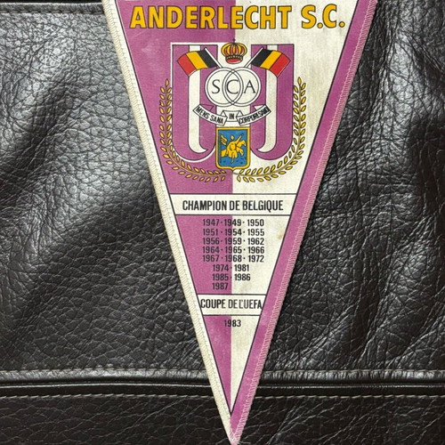 Anderlecht S.C banner used, 25cm height