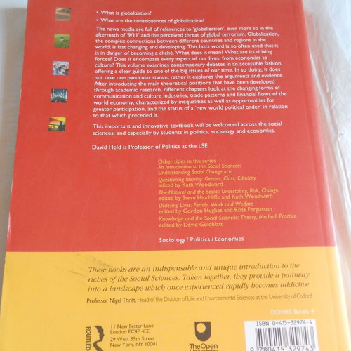 A Globalizing World Second Edition book used