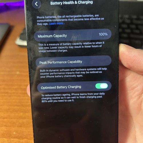 iPhone 14 Pro Max Battery like new, diagnostic compatible