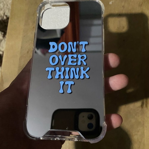 iPhone 13 mini mirror case new with embossed design