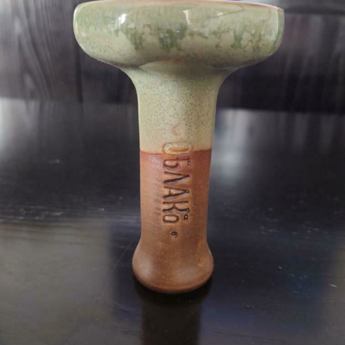 Clay hookah bowl Oblako new, green