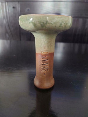 Clay hookah bowl Oblako new, green