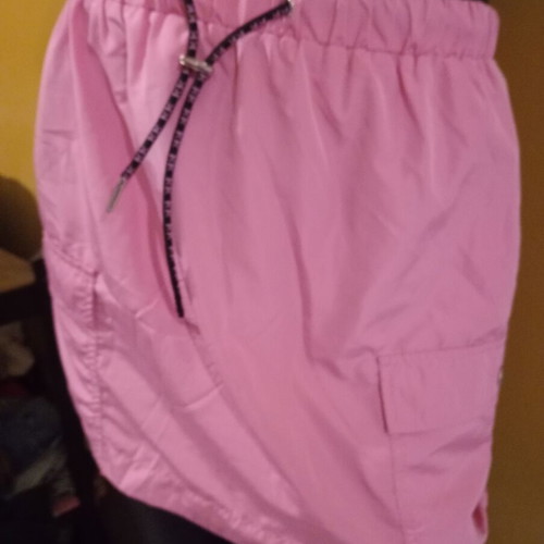 Kendall+Kylie mini skirt XS new, pink, double layer with pockets