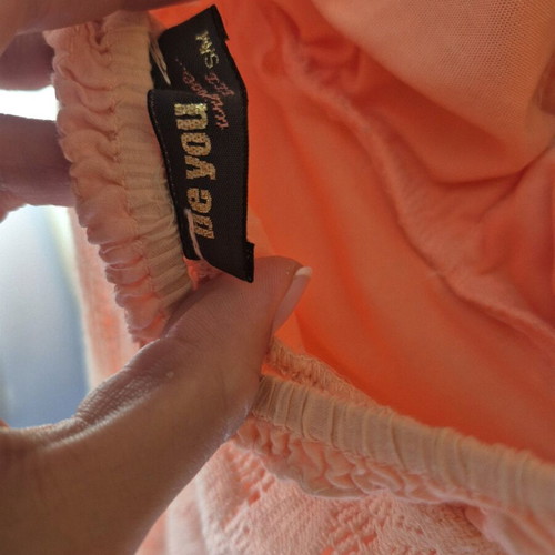 Be You dress like new, light coral, small medium, lace detail