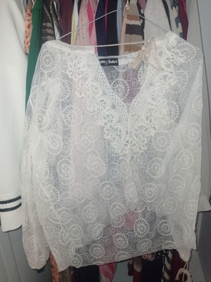 Transparent blouse very high quality and elegant