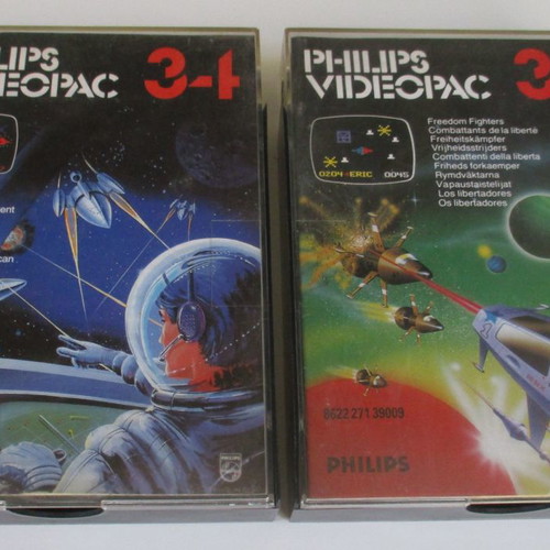 Philips Videopac G7000 retro games used, pack of 9