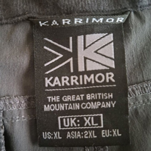 Karrimor Hiking Trousers grey XL like new
