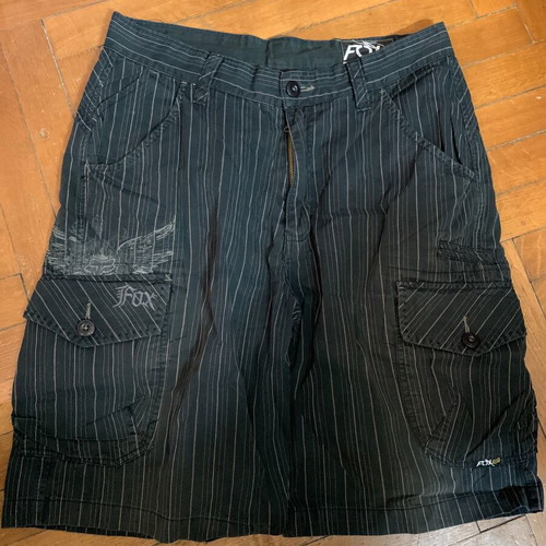 Fox bermuda shorts, black, size M