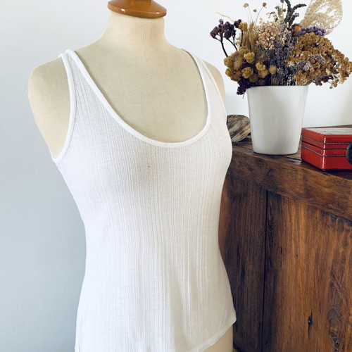 Thomas Burberry tank top used, size XXS, white
