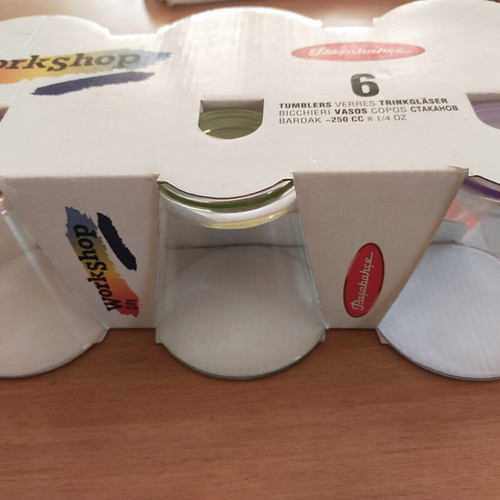 Pasabahce Workshop City Glasses set of 6 new