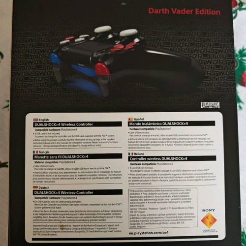 Dualshock 4 Darth Vader Edition controller like new for PS4