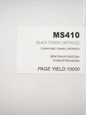 Toner for Lexmark MS410 new, 10000 pages
