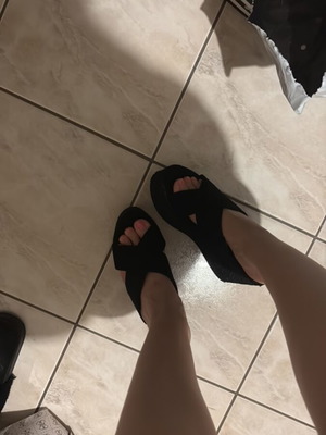 Migato mules summer slippers used, black, size 36-37