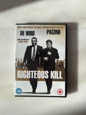 Righteous Kill DVD like new, action with subtitles