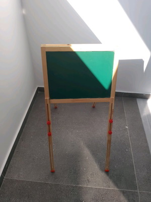 Marker and chalk board like new with foldable legs