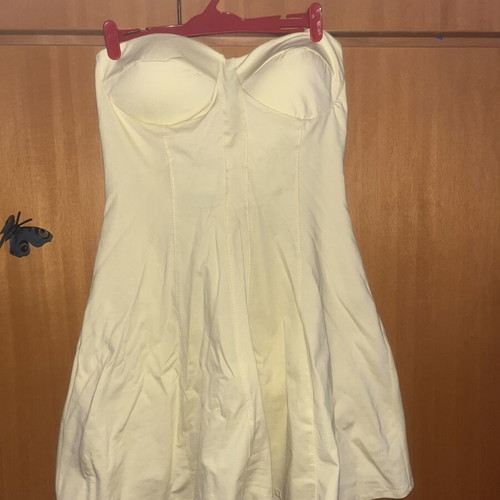 Mini banana strapless dress, size S/M, new with tags