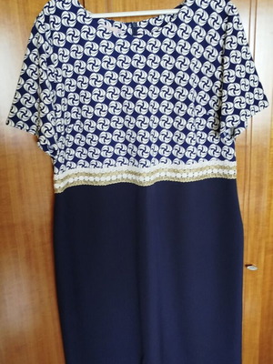 Short dress blue Leben Fashion like new, size 5XL