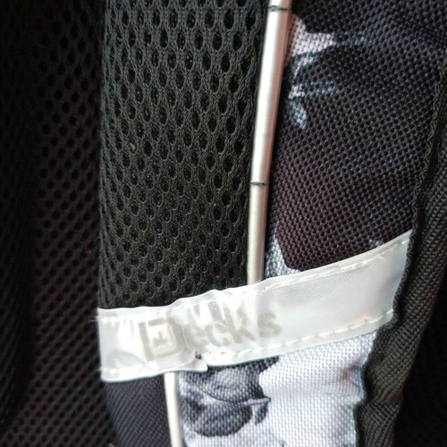School backpack large for elementary girl used, pink and black