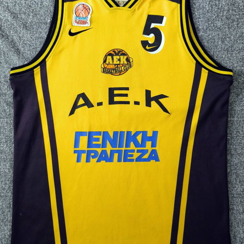 Matchworn Nike basketball jersey Angelos Koronios AEK 2000-2001 like new