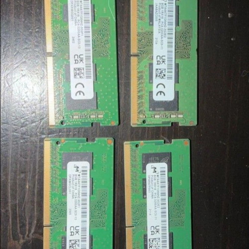 M Memory 8GB DDR4 3200MHz RAM Pack of 4 Like New