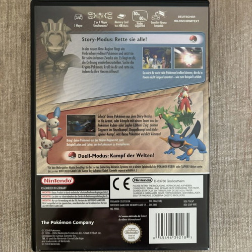 Pokemon Colosseum Nintendo GameCube used PAL