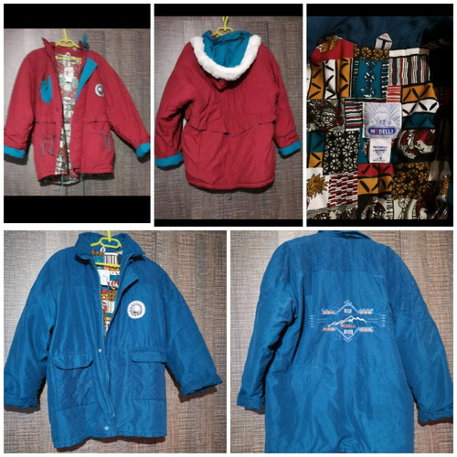 Children's jackets like new, 2 pieces, Italian, unisex, medium-large