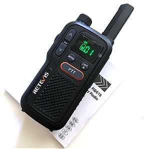 Retevis RB618 PMR 446 walkie talkie