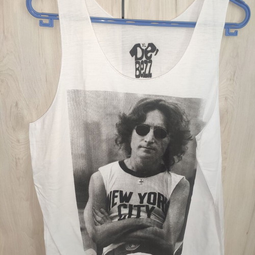 De Bezz unisex tank top John Lennon New York City new, XL