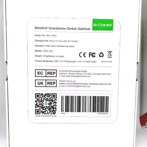 BlitzWolf BW-BS14 Pro gimbal new