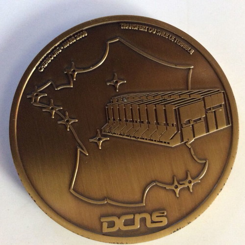 DCNS commemorative medal for nuclear submarine LE TERRIBLE like new