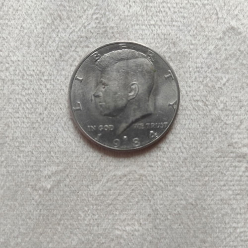 United States Half Dollar 1984 used coin