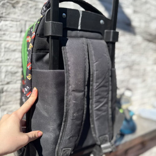 Minecraft School Backpack like new with Creeper design