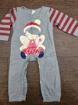 Long-sleeve baby romper used, 18-24 months