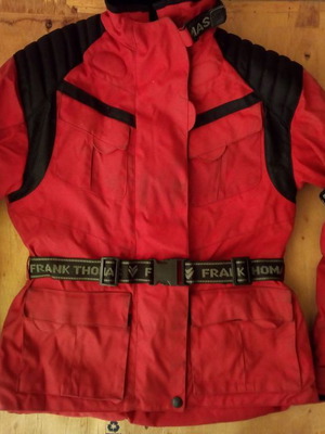 Μπουφάν μοτοσυκλέτας μηχανής Frank Thomas μεταχειρισμένο, μέγεθος M με προστατευτικά