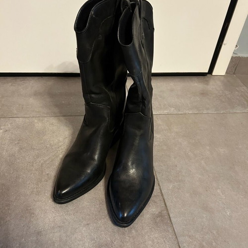Silia D western boots used, size 40, black