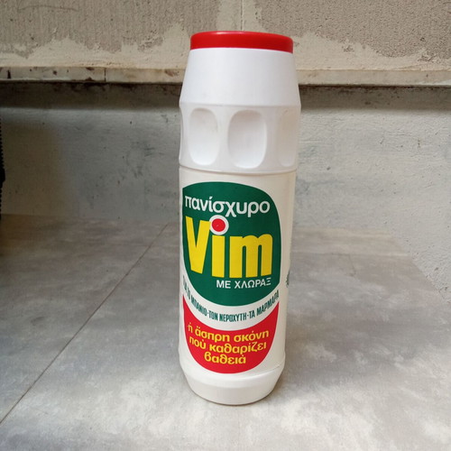 Vim detergent bottle vintage new from 1980s 1990s sealed
