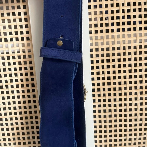 Vintage belt blue with stone like new