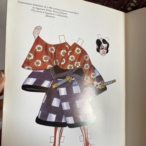 Kabuki Costumes Paper Dolls like new