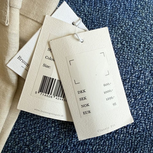 Bruun & Stengade BS Pollino Linen Pants new, size XXL