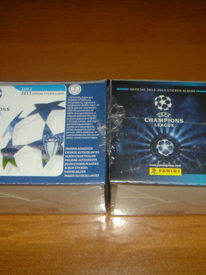 Panini Champions League κουτιά 2012-2013 και 2013-2014 καινούργια
