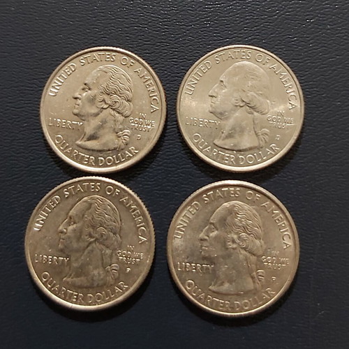 16 1/4 Dollar μεταχειρισμένα, διάφορες ημερομηνίες