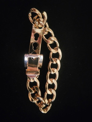 Bracelet miniature belt design rose gold plating like new